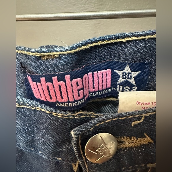BUBBLEGUM | The Original Vintage Y2K Flared Denim Pants - Picture 5 of 6